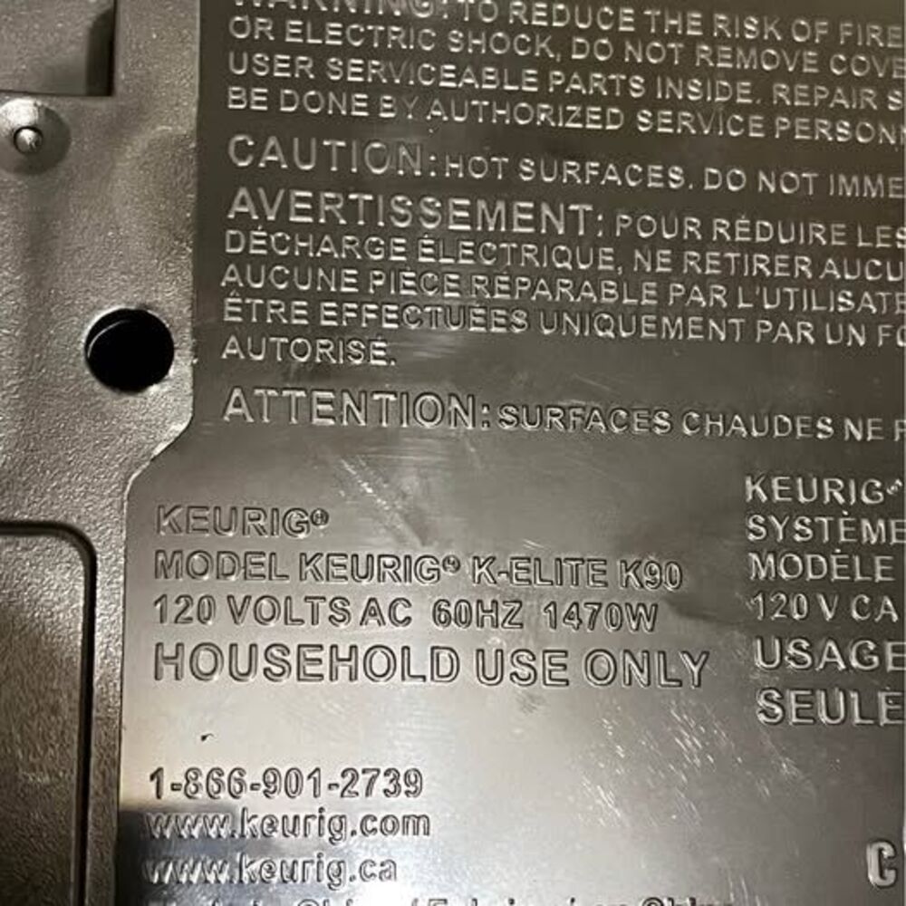 Keurig k elite k90 automatic coffee maker - Picture 5 of 7
